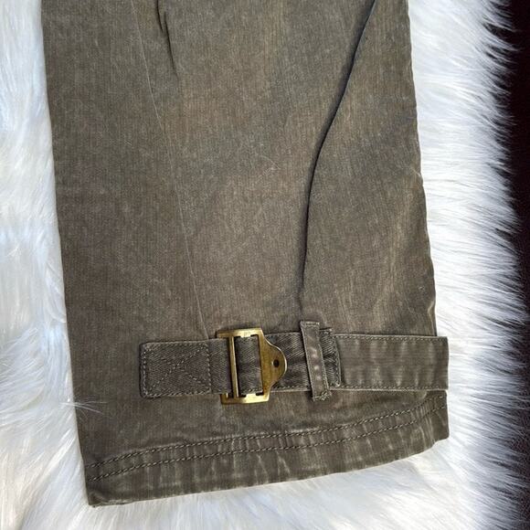 We The Free Free People Dusty Olive Can’t Compare Slouch Pants - Picture 9 of 11